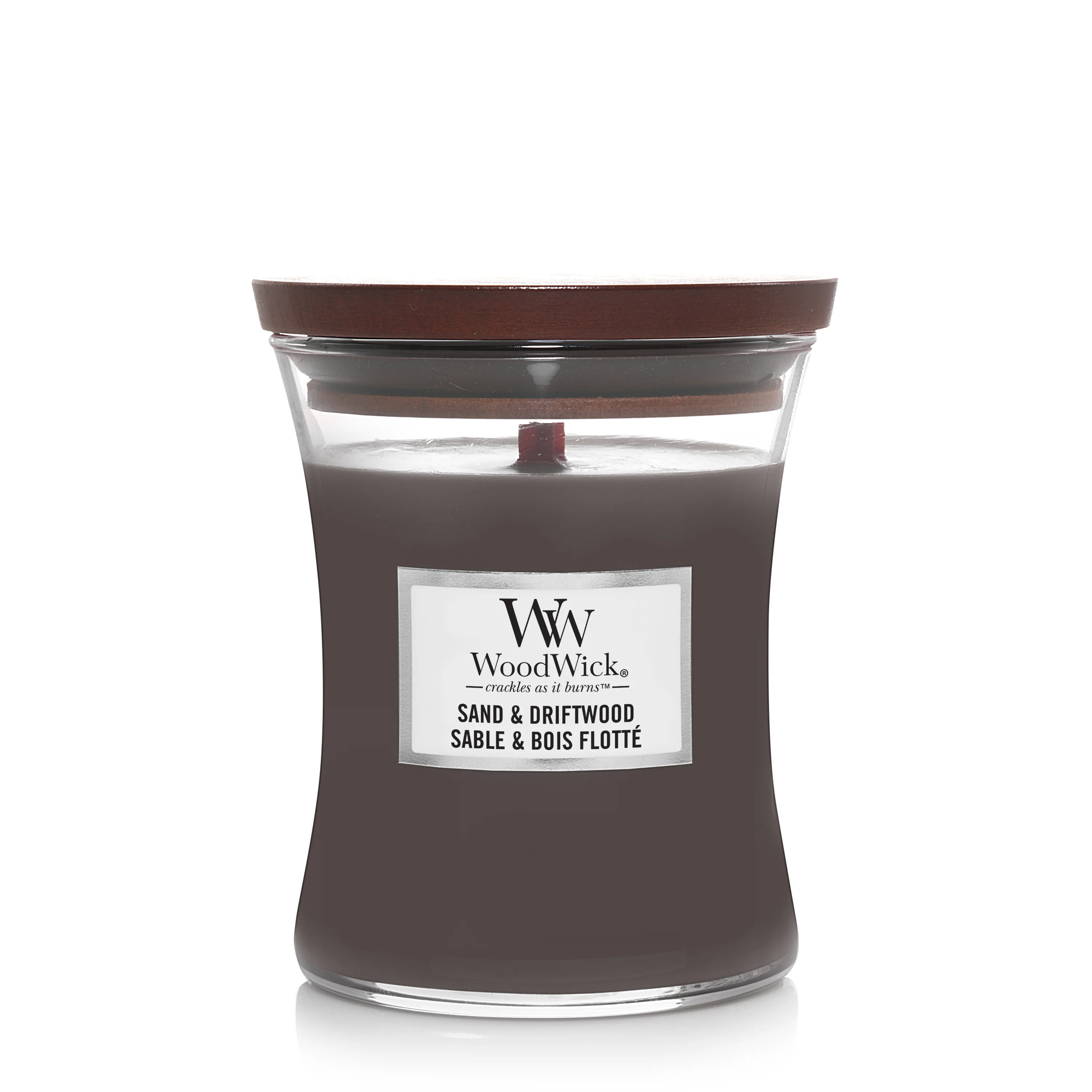 Hourglass Candles Sand & Driftwood - Scented Candle