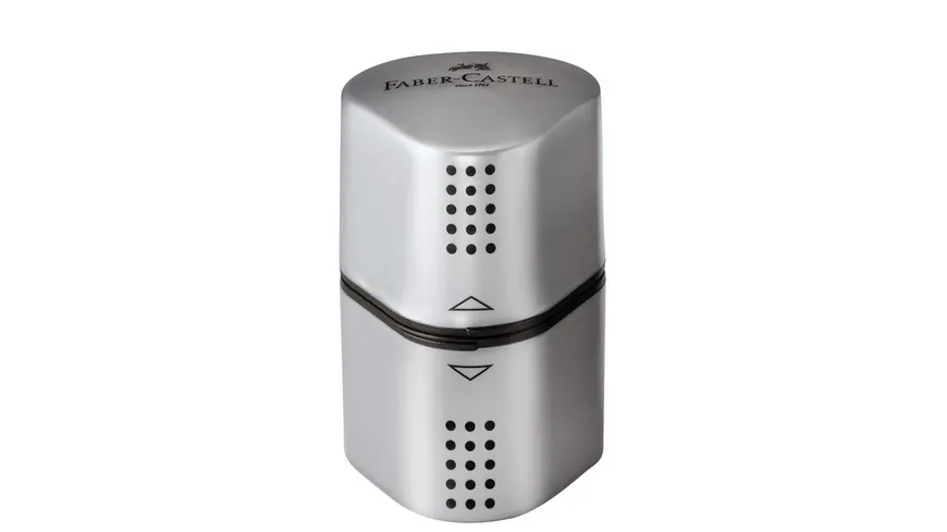 FABER-CASTELL Spitzdose Grip 2001 3-fach silber