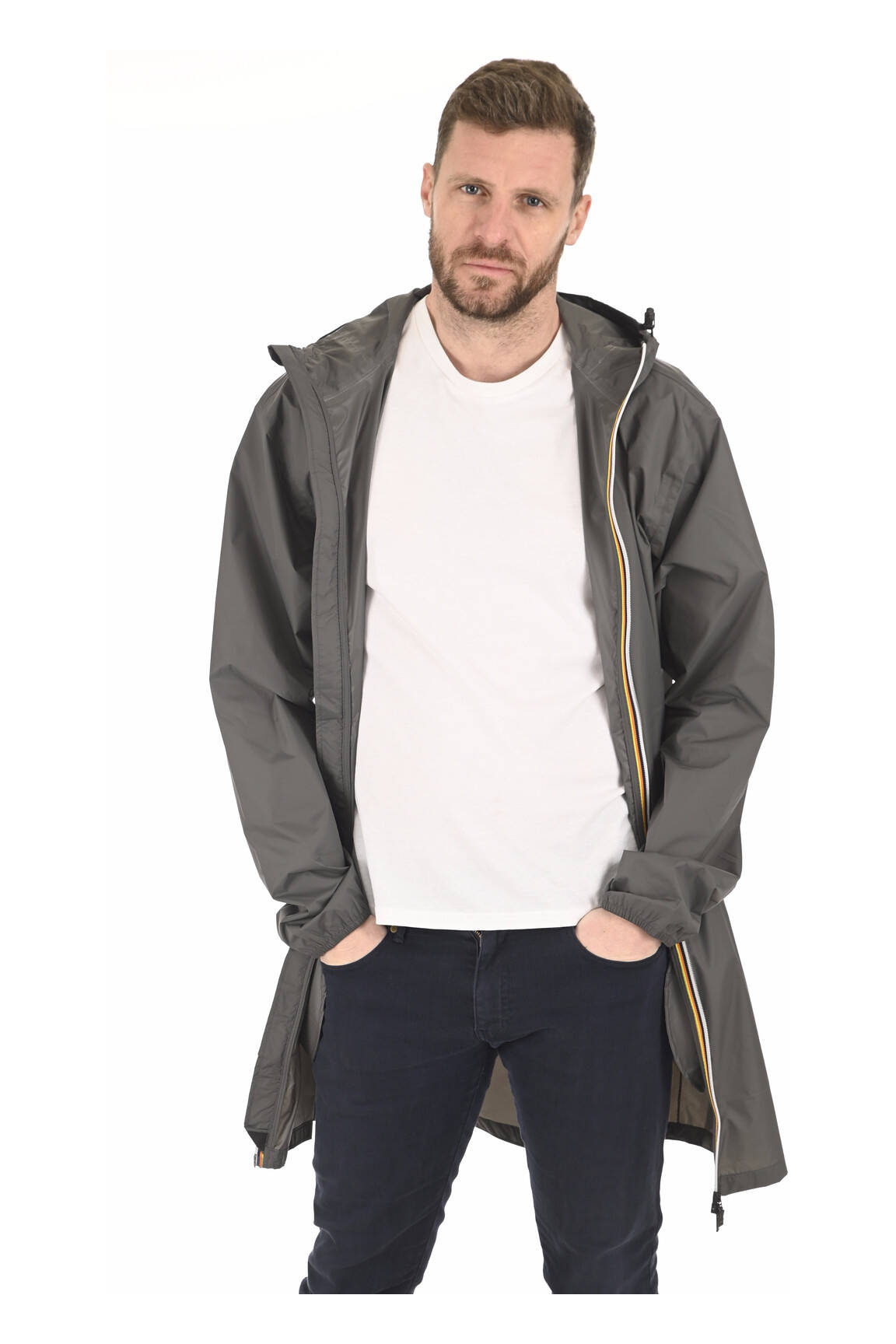 K Way Impermeables Trenchs Unisexe couleur gris
