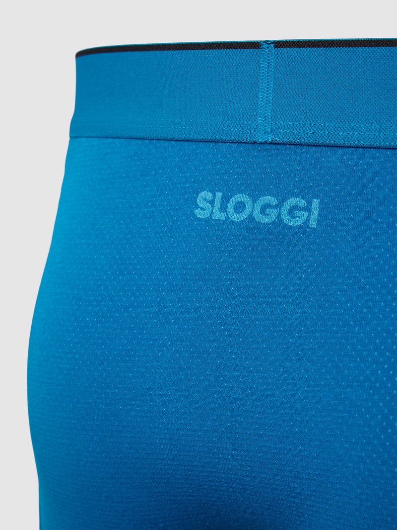 Trunks mit Strukturmuster in blau