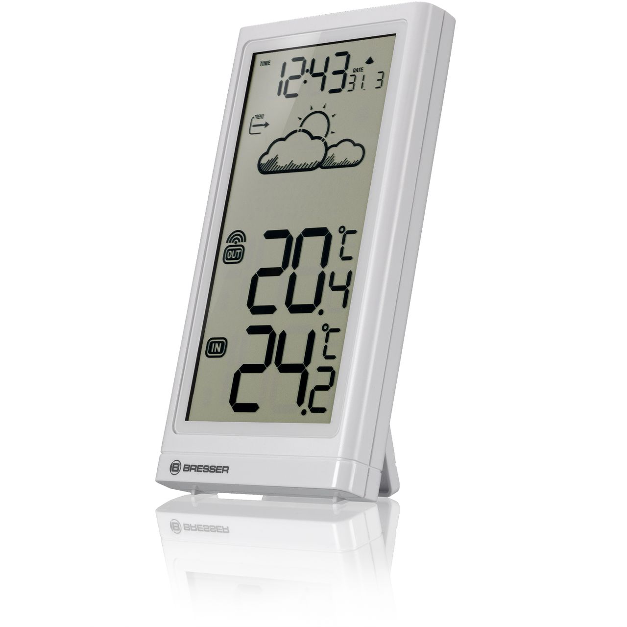 Bresser Funkwetterstation Meteo Temp weiss