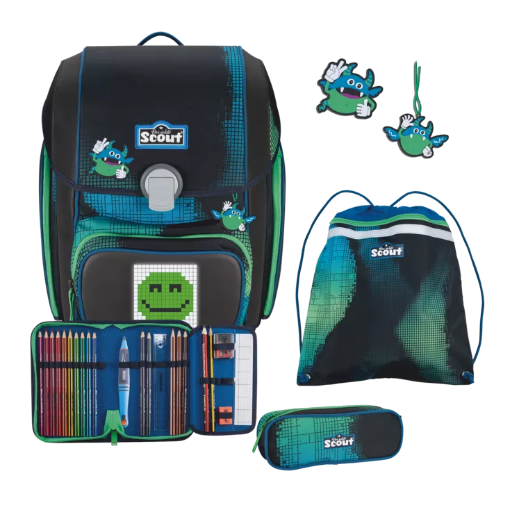 Scout Genius Set Movie Star Blue Pixel