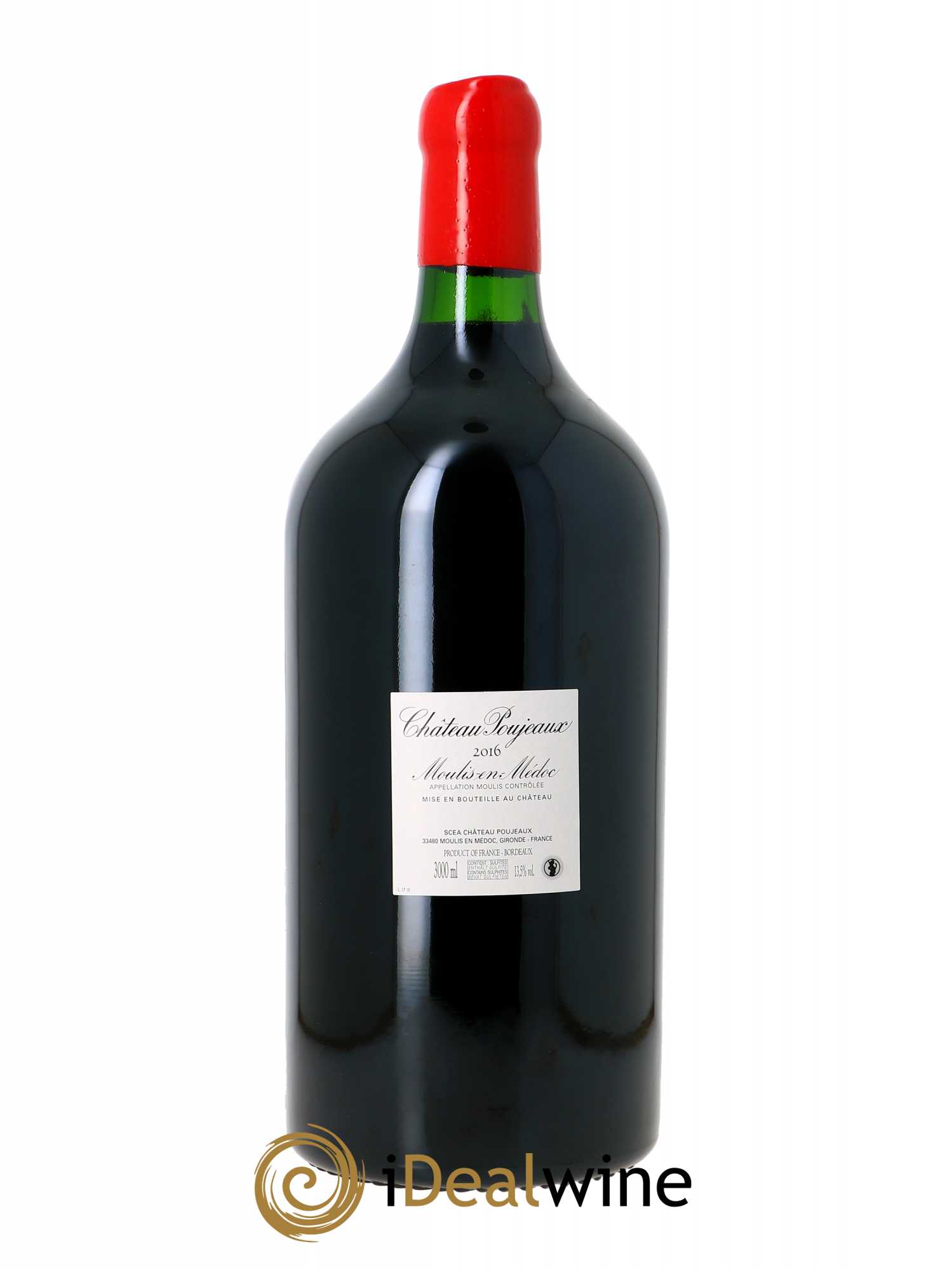 Château Poujeaux  2016 - Lot de 1 Double-magnum