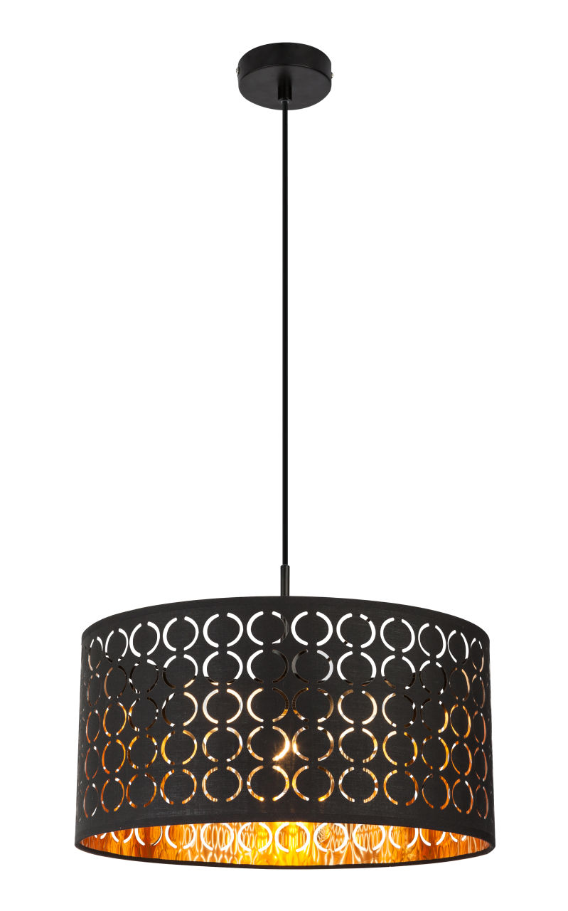 Globo Lighting - HARALD - Hängeleuchte Metall schwarz, 1x E27