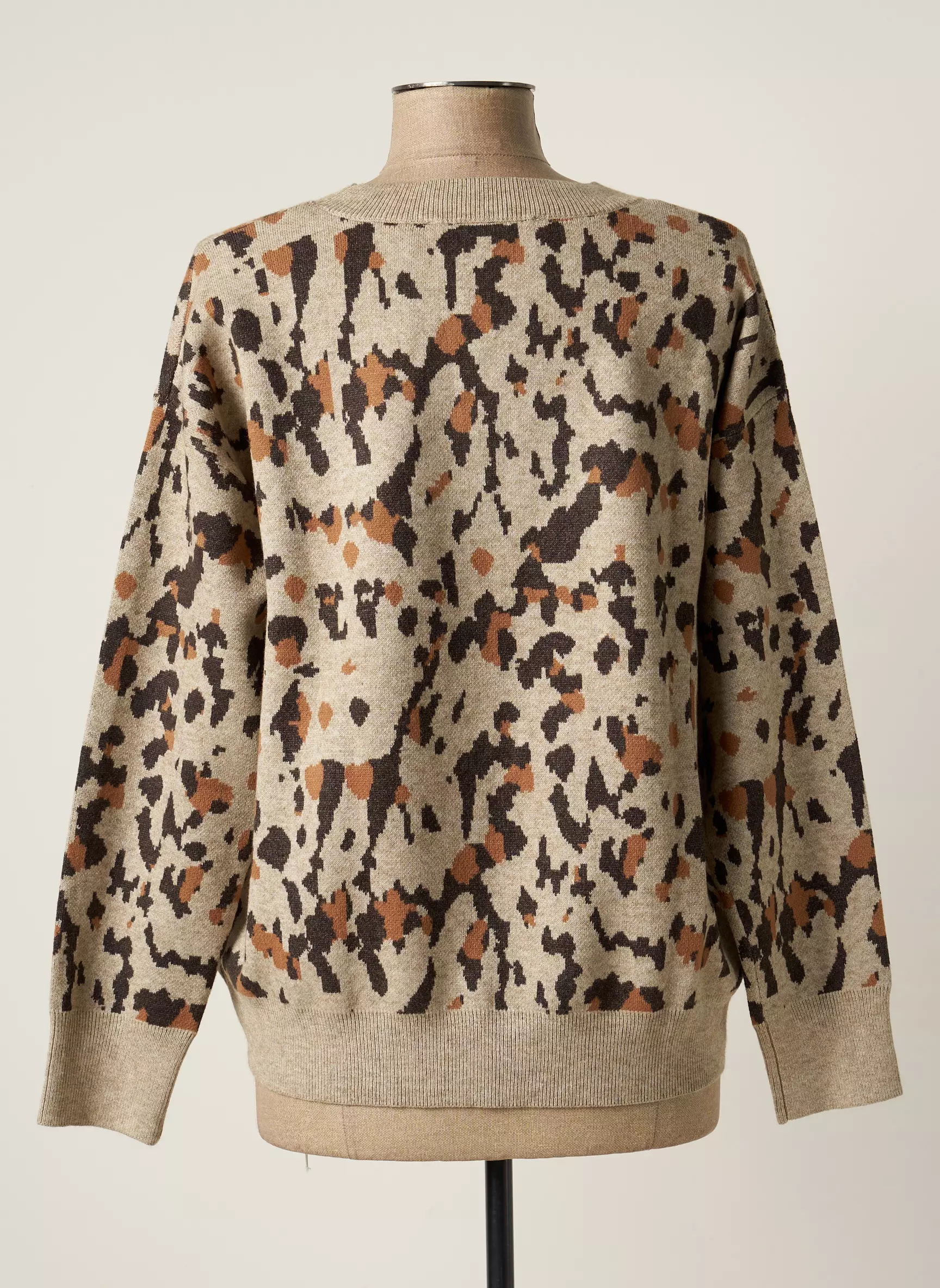 Rino Pelle Pulls Femme couleur beige
