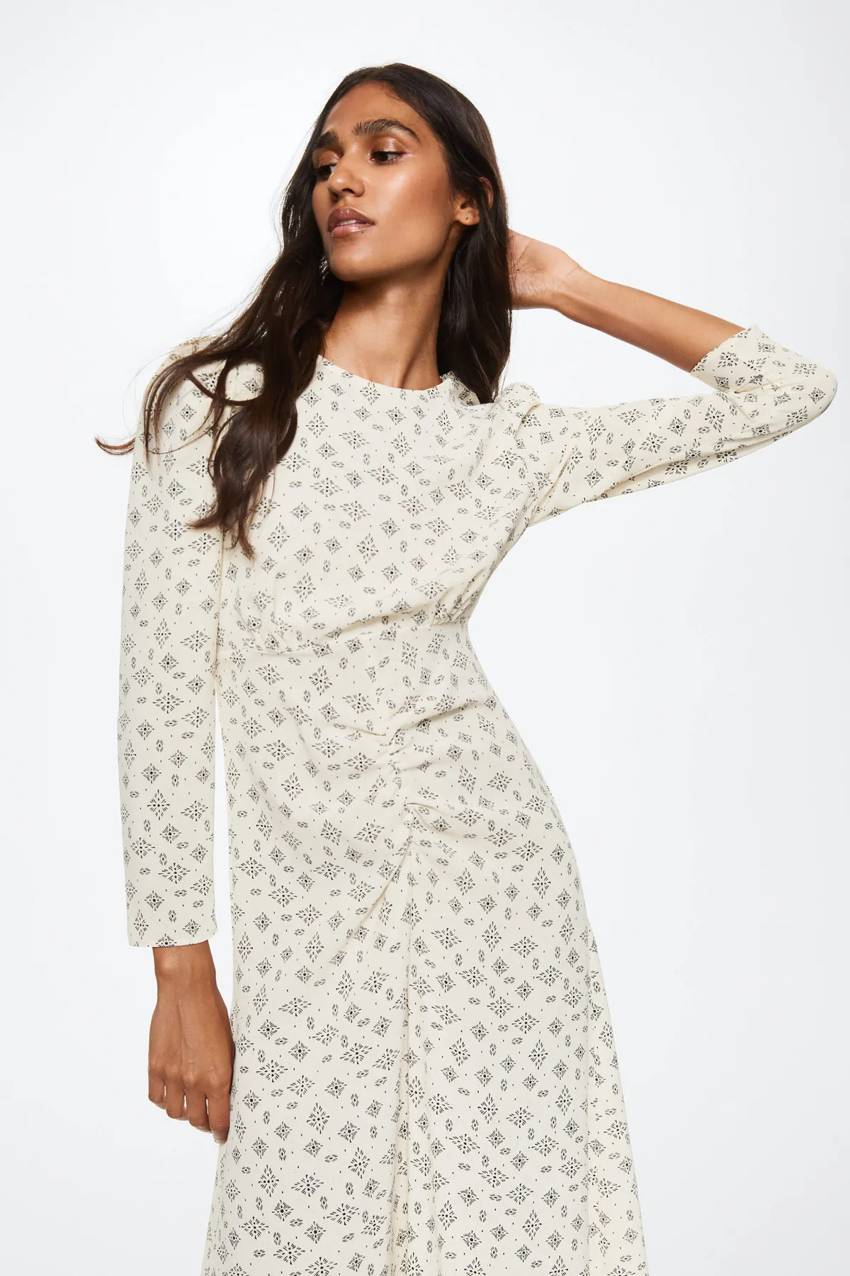 MANGO  37015936 Kleider und Overalls Off White