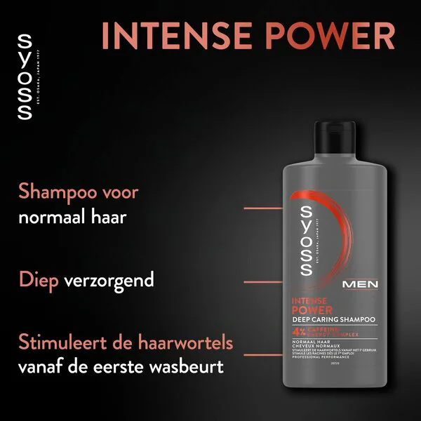 Syoss Men Intense Power Deep Caring sampon 440ml