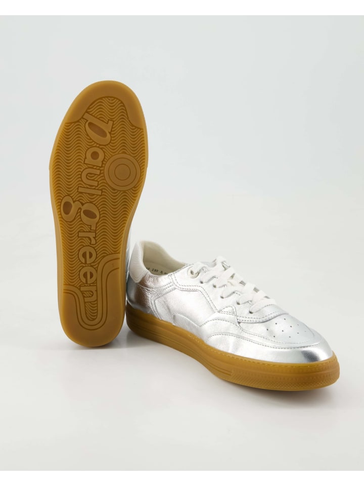 Paul Green Sportliche Schnürschuhe in Silber günstig kaufen