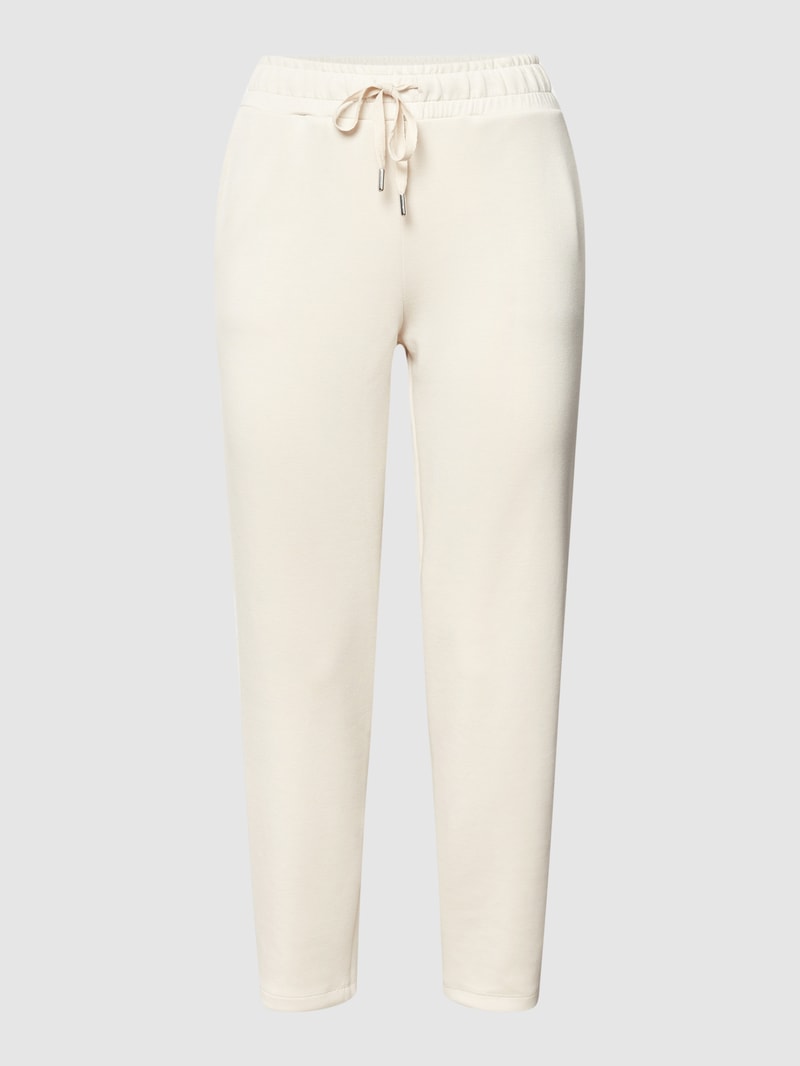 Sweatpants mit Paspeltaschen am Gesäß in ecru