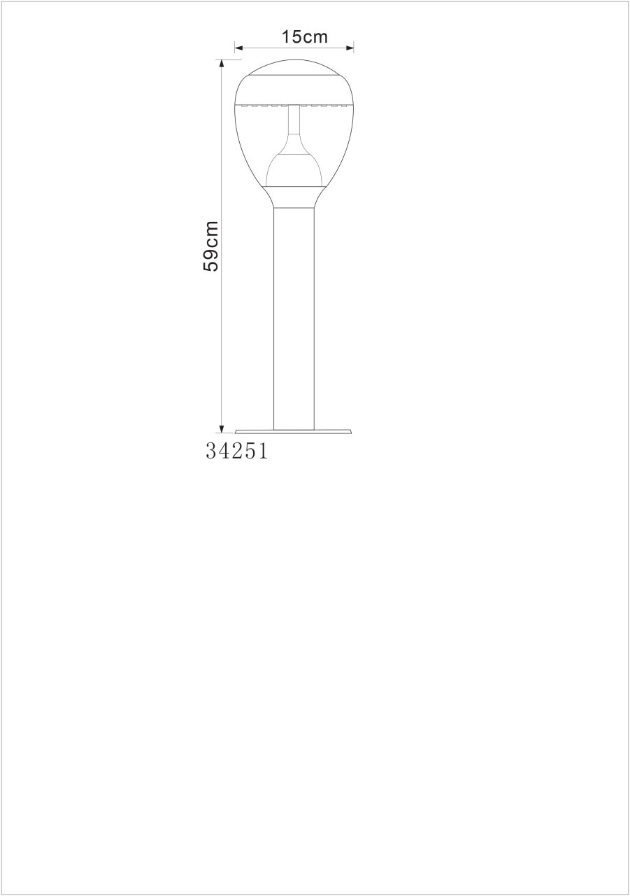Globo Lighting - CALLISTO - Außenleuchte Edelstahl, LED