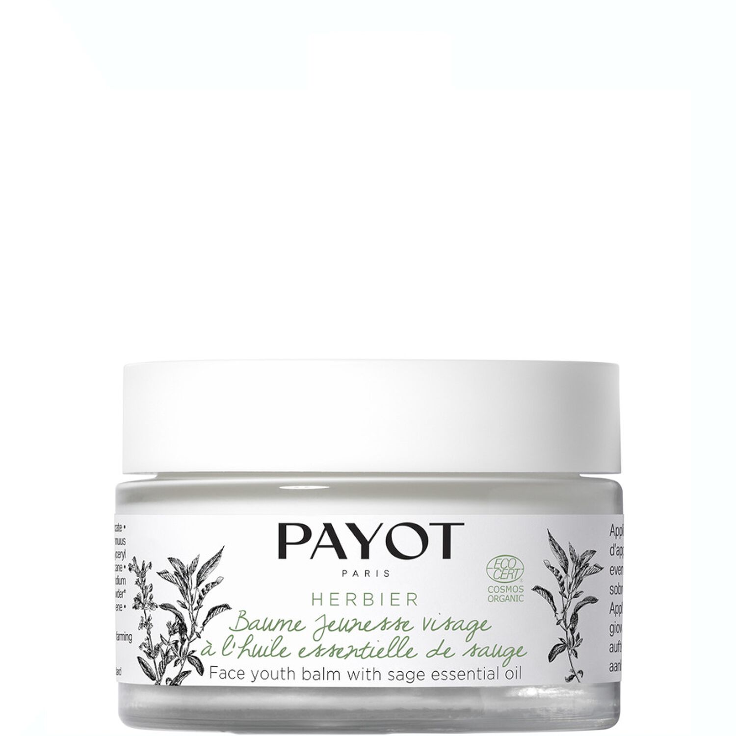 Payot Herbier Baume Jeunesse Visage à l'Huile Essentielles de Sauge