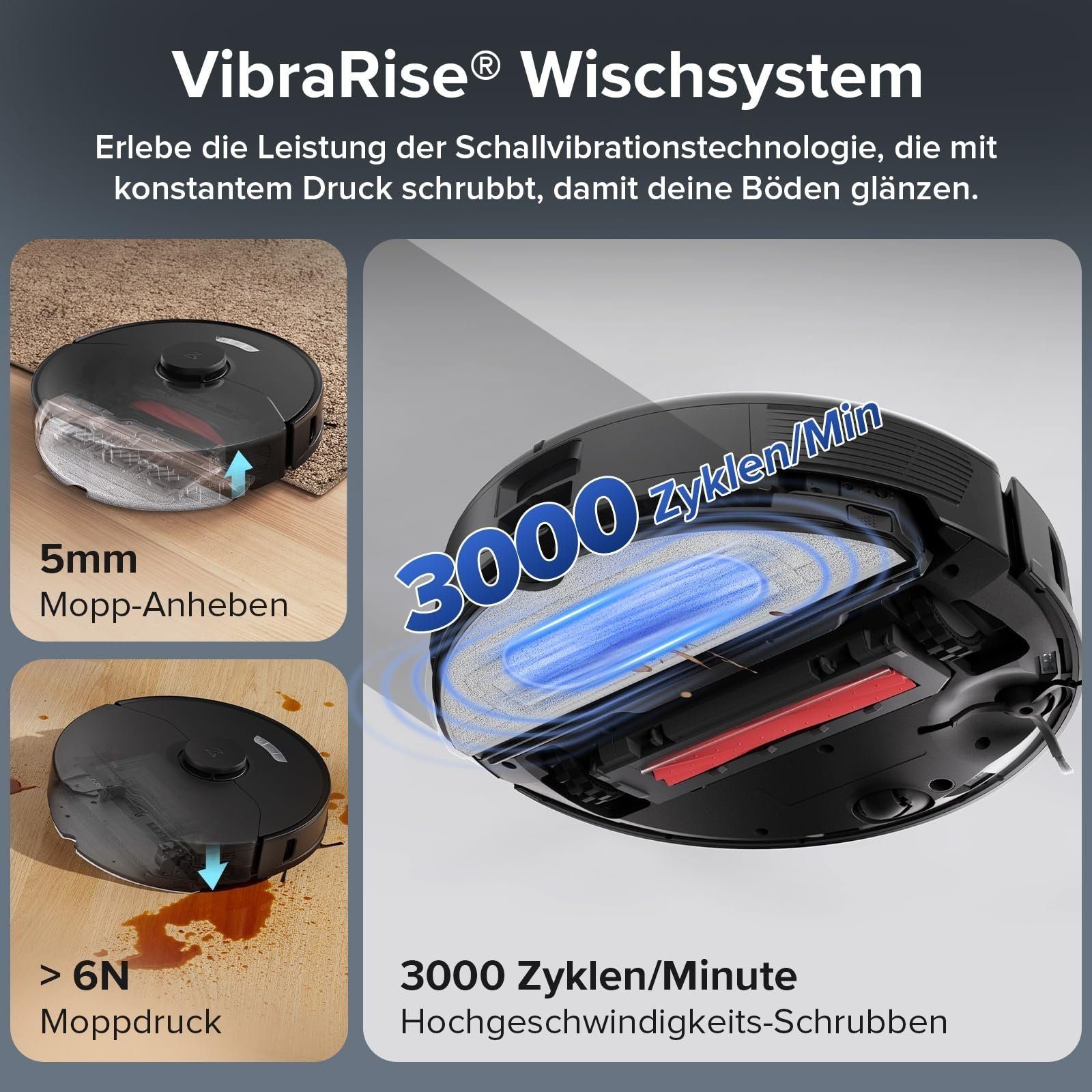 Roborock Saugroboter S7 Max Ultra mit Zubehör-Set, 60,00 W, 5500Pa, Reaktive Hindernisvermeidung, Selbstreinigend, Selbsttrocknend, App und Sprachsteuerung (Upgrade von S7 Pro Ultra, VS S8 Pro Utra)