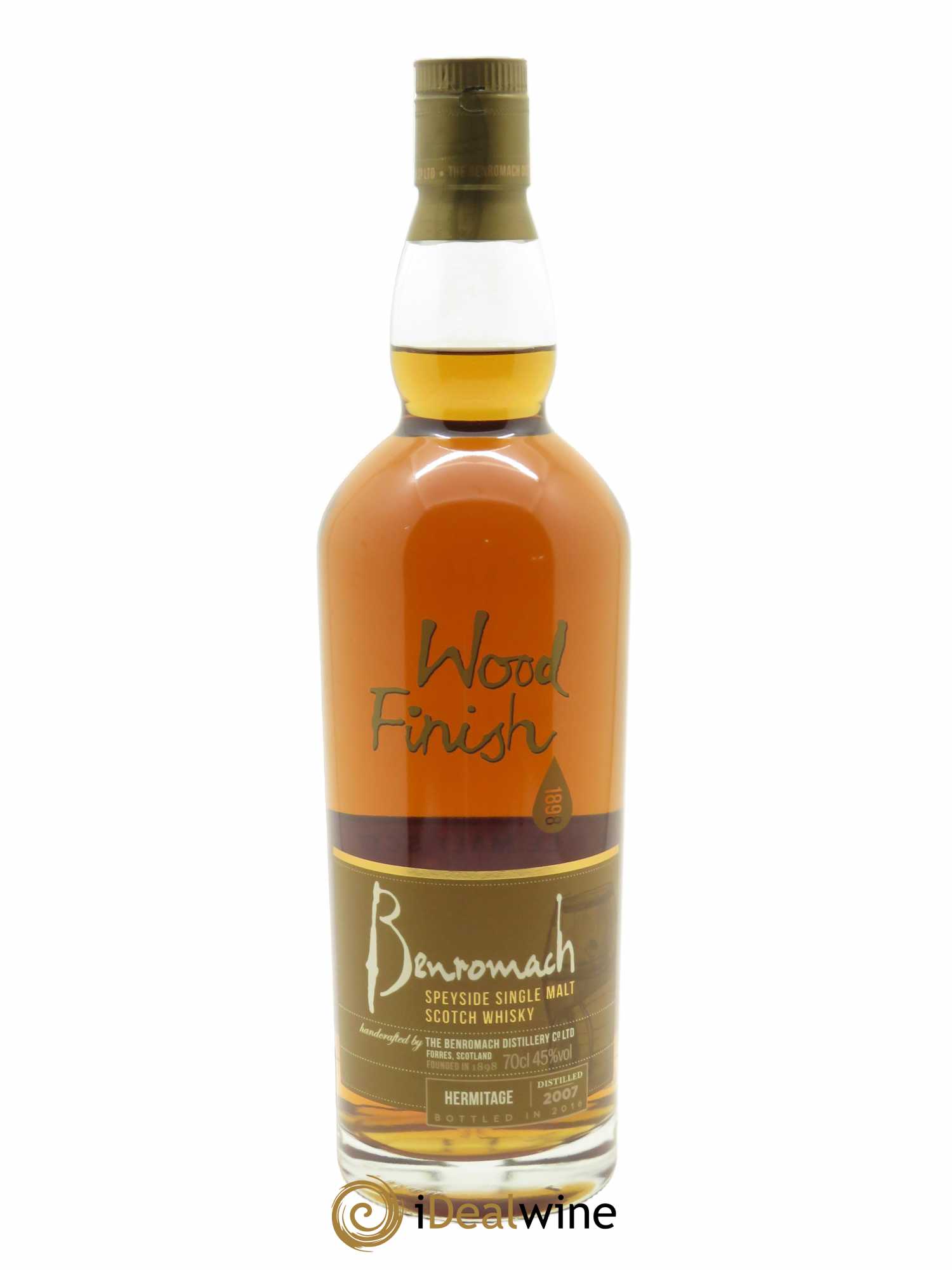 Whisky Benromach Hermitage (70cl) 2007 - Lot de 1 Bouteille