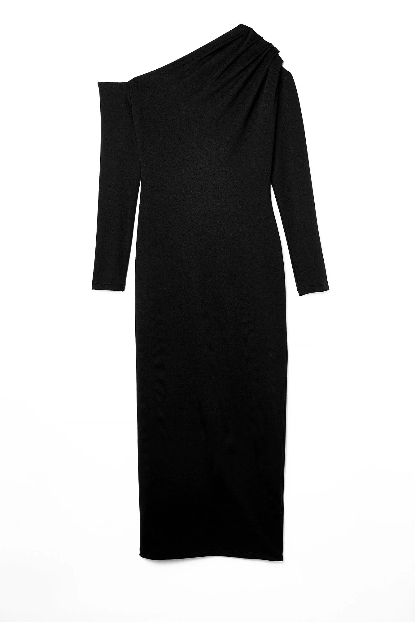 Einschultriges Maxikleid