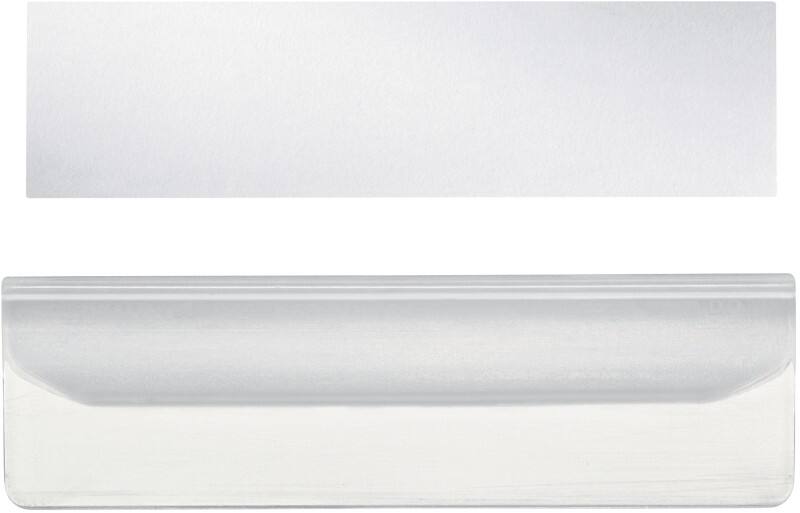 Leitz Beschriftungsschild Polypropylen Transparent 5,5 x 1,5 cm 10 Stück