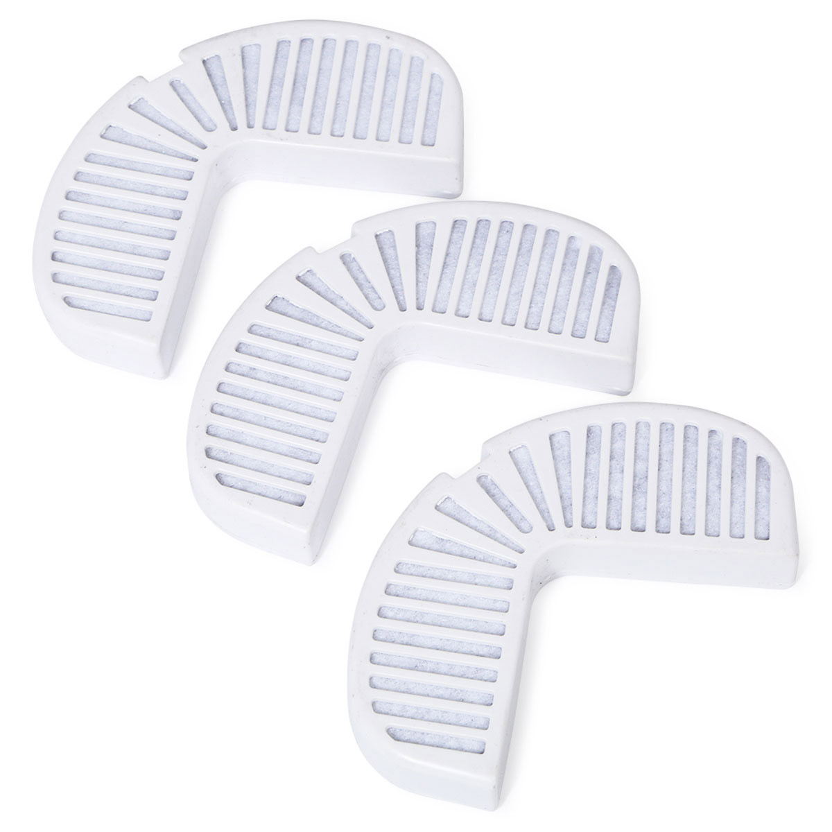 Pioneer Pet Vlieskohlefilter mit Plastikummantelung 3er Set für Trinkbrunnen