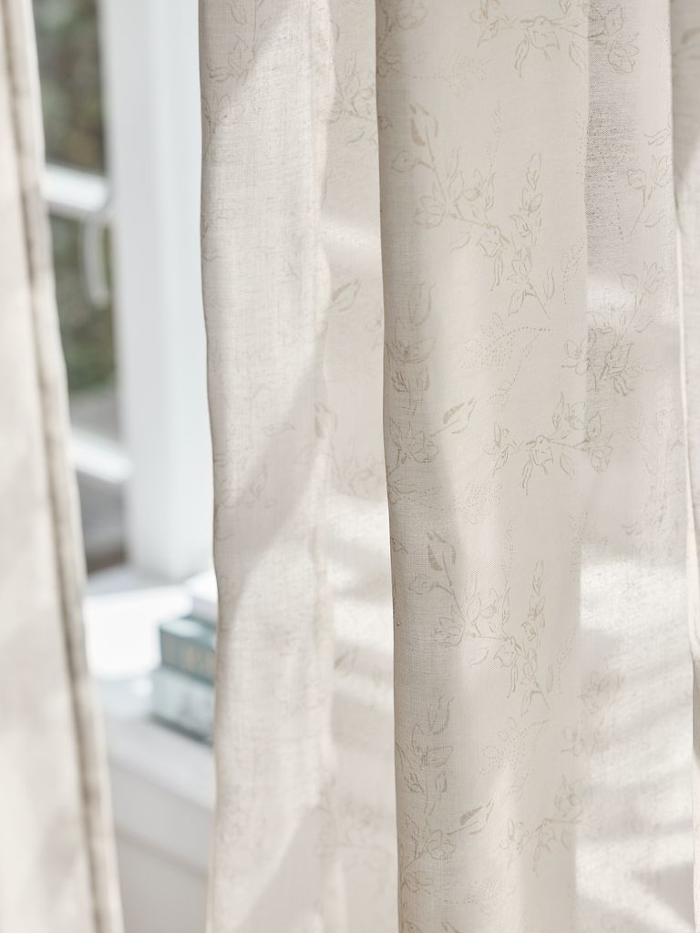 BIRKHOLM Vorhang BIRKHOLM 1x140x245cm Blumenbeige