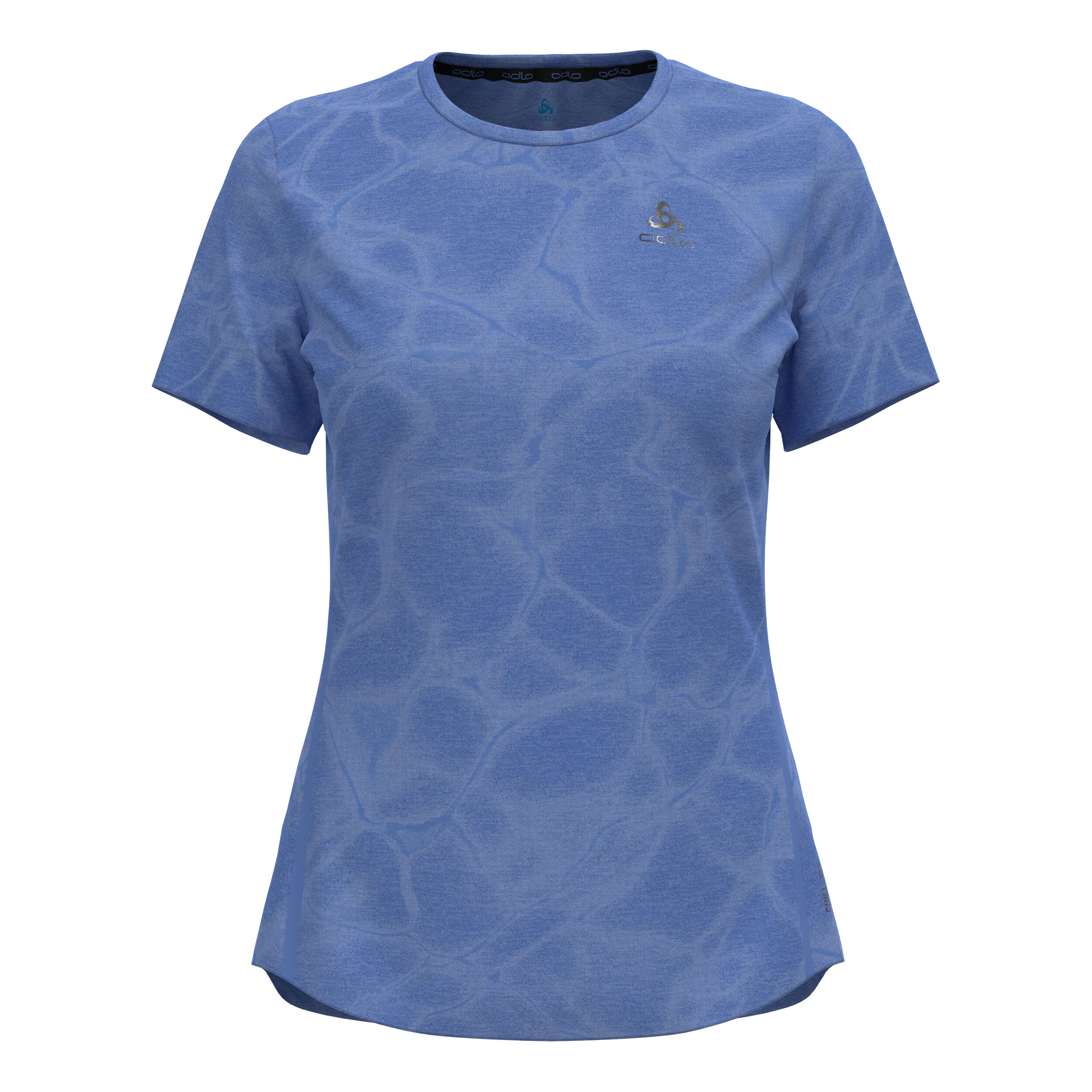 Zeroweight Engineered Chill-Tec Crew Neck Laufshirt Damen - Blau
