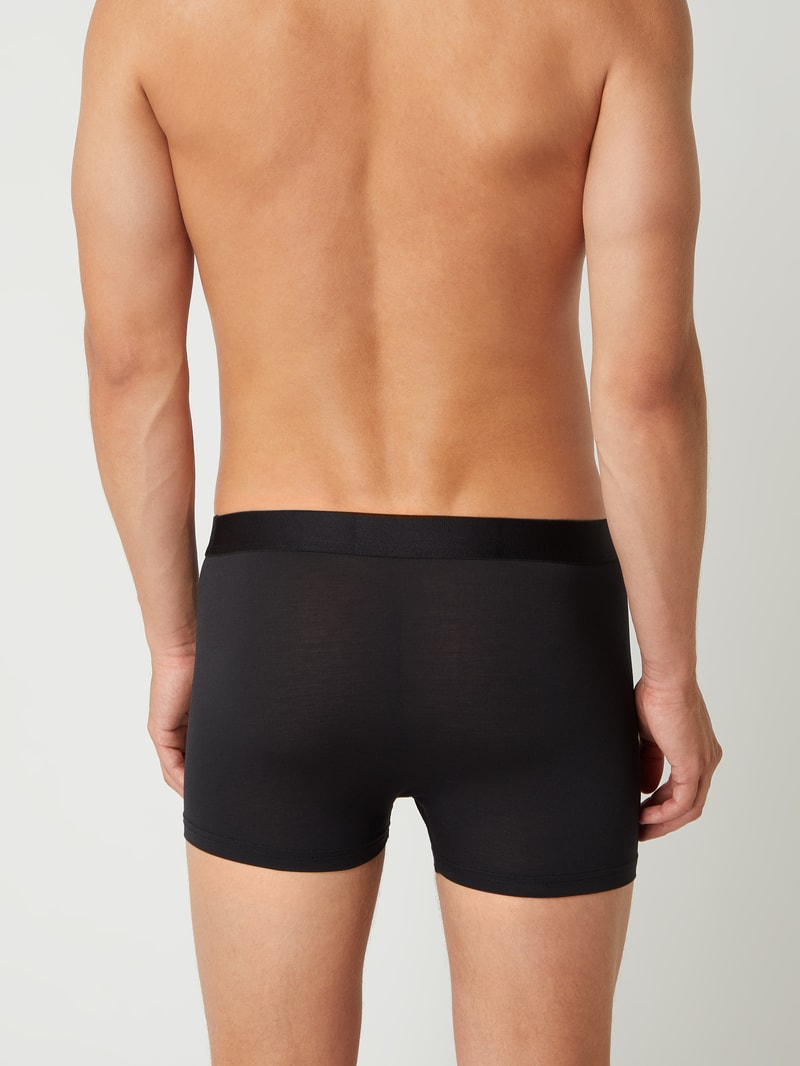 Trunks aus Jersey im 2er-Pack in schwarz