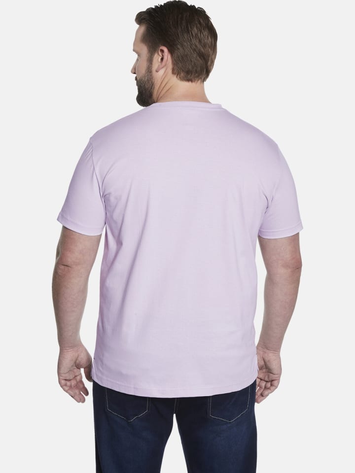 Charles Colby Doppelpack T-Shirt EARL RHODIN in helllila grün günstig kaufen