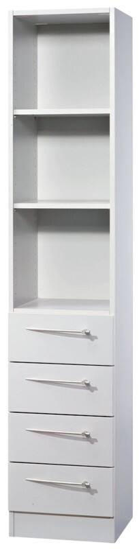 Hammerbacher Regalschrank Future Lichtgrau 400 x 420 x 2.004 mm