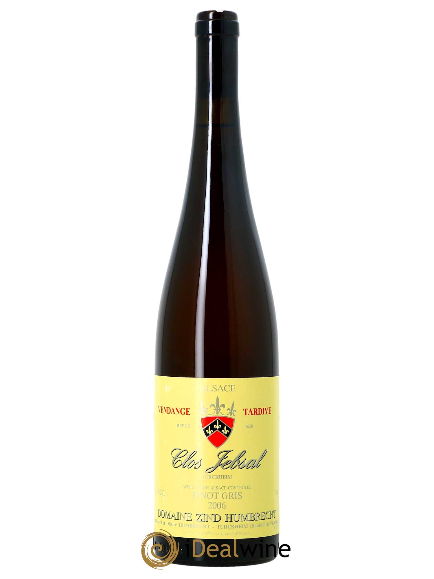Pinot Gris Clos Jebsal Vendanges Tardives Zind-Humbrecht (Domaine)  2006 - Lot de 1 Bouteille