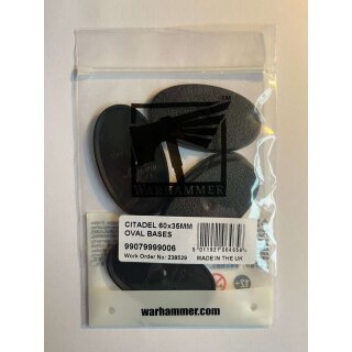 Mailorder: Citadel-Ovalbases (60 mm x 35 mm) (5)