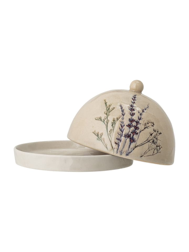 Bloomingville Butterdose Bea aus Steingut in natur günstig kaufen onesize