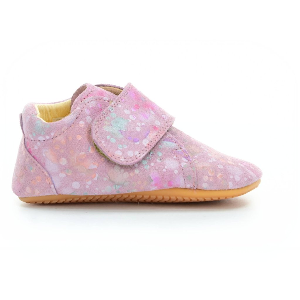 Froddo Flowers G1130017-2 (Prewalkers) rosa Lauflernschuhe mit Blumendruck