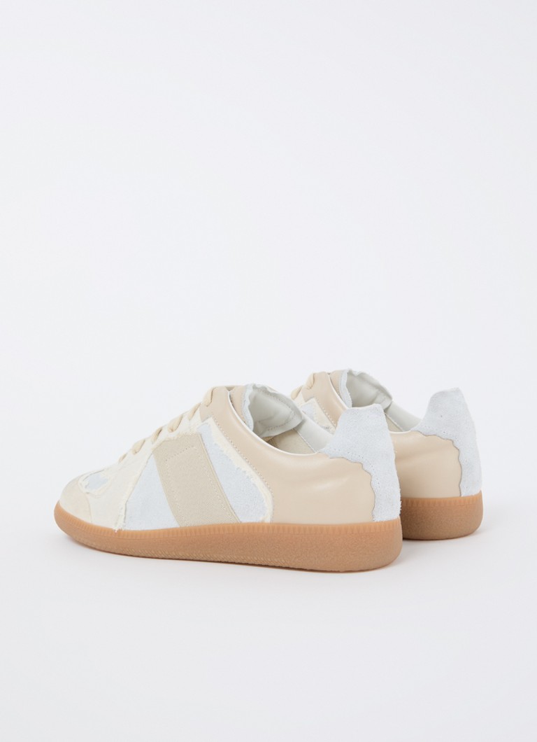 Maison Margiela Replica-sneaker med detaljer i lammeskinn