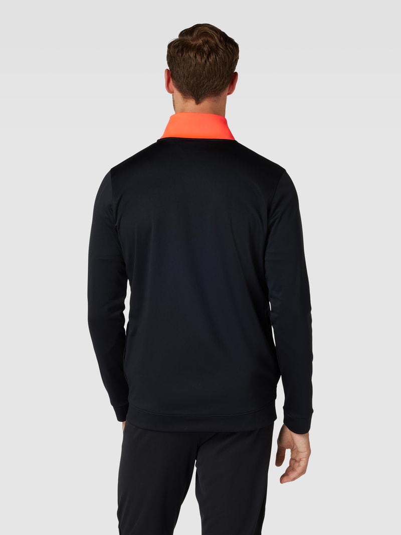 Trainingsanzug mit Label-Print in schwarz