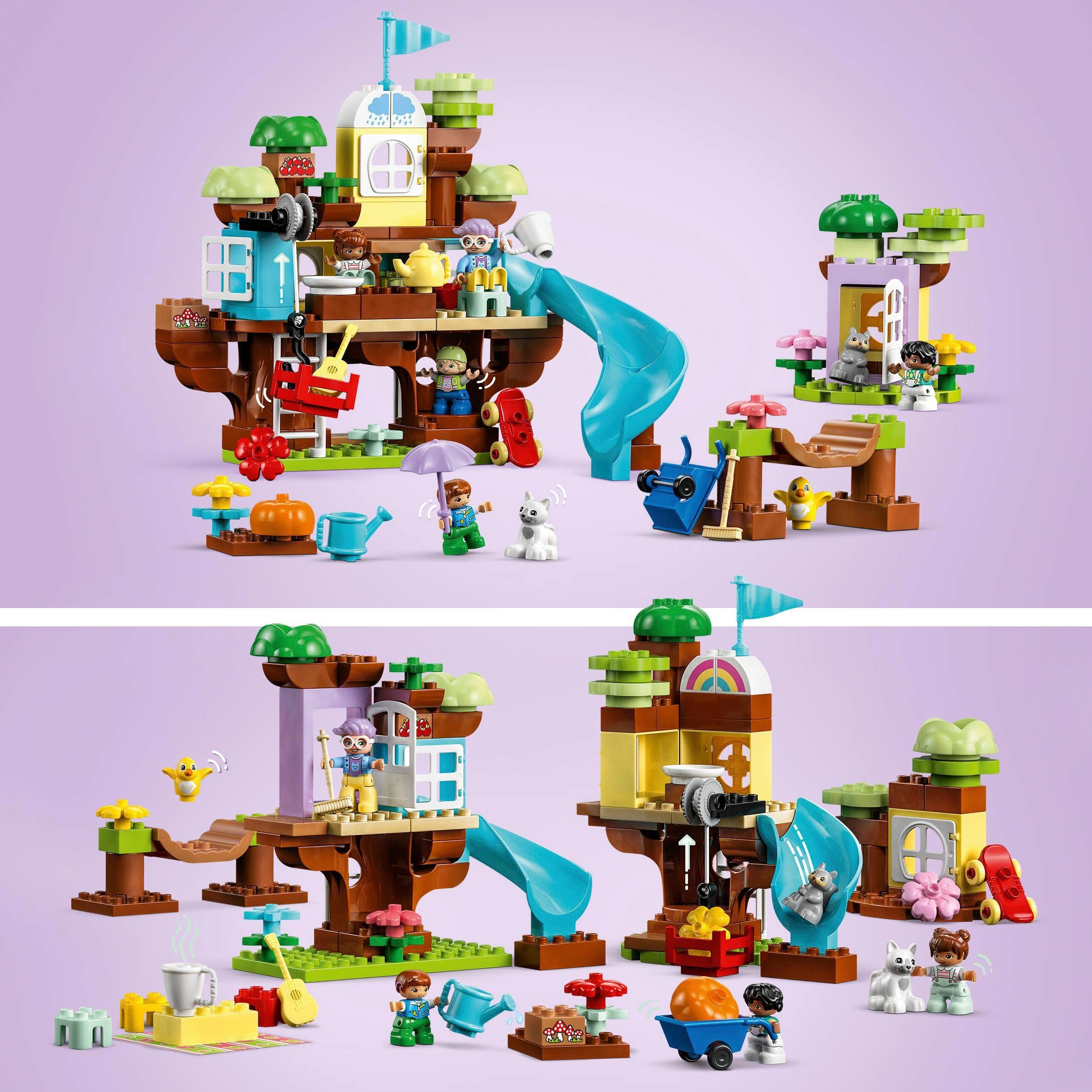 LEGO® Konstruktionsspielsteine 3-in-1-Baumhaus (10993), LEGO® DUPLO Town, (126 St)