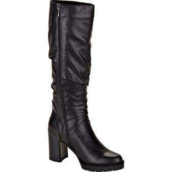 Marco Tozzi Langschaftstiefel in schwarz
