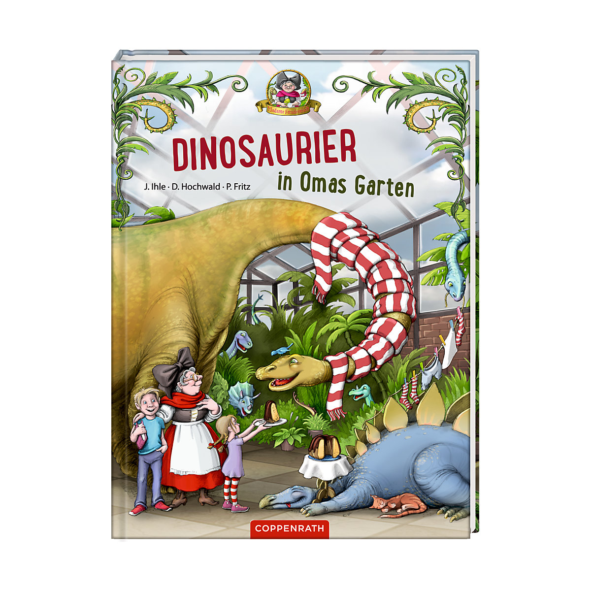 Dinosaurier in Omas Garten