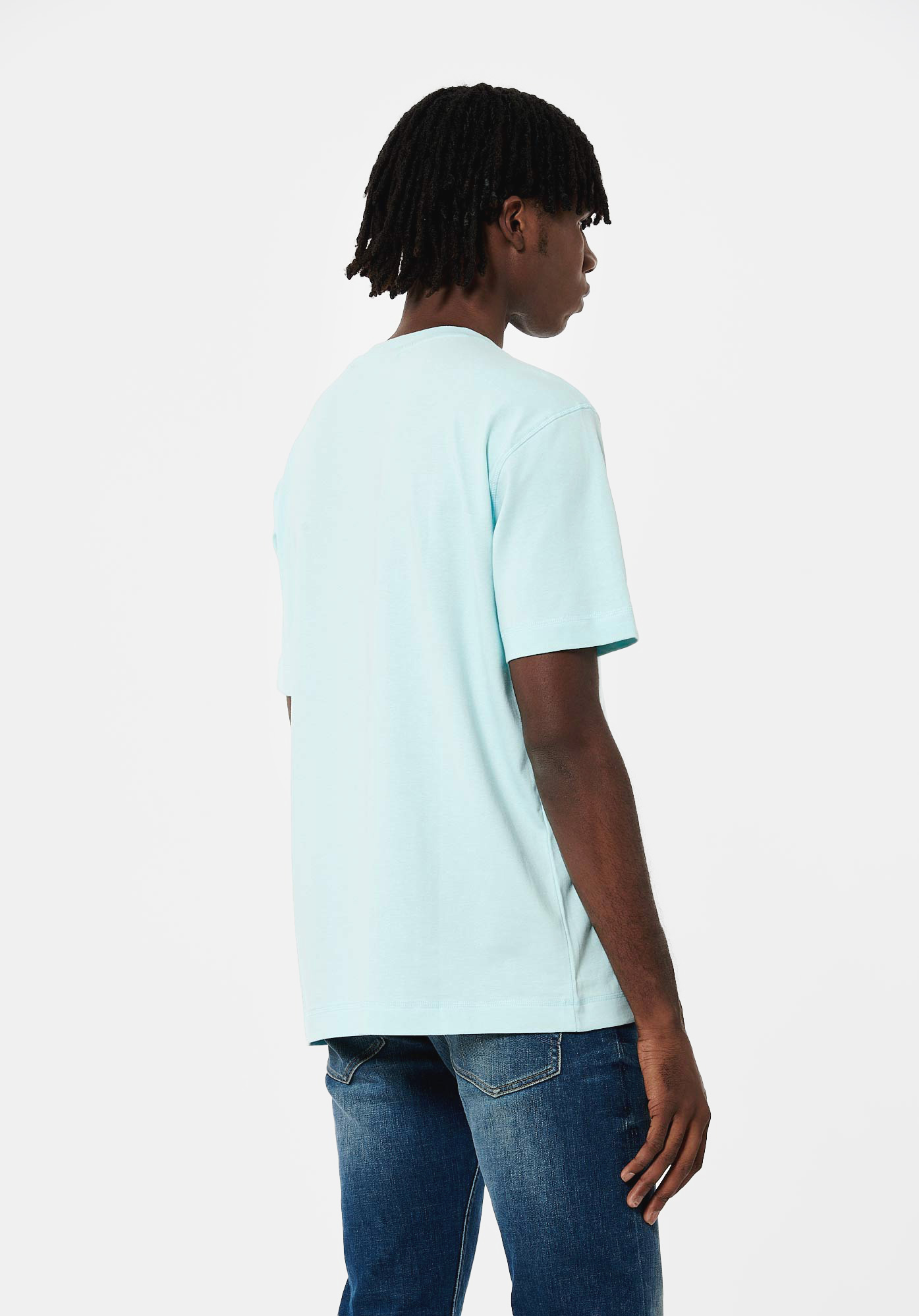COLEG  T-shirt bleu Homme en 100% coton