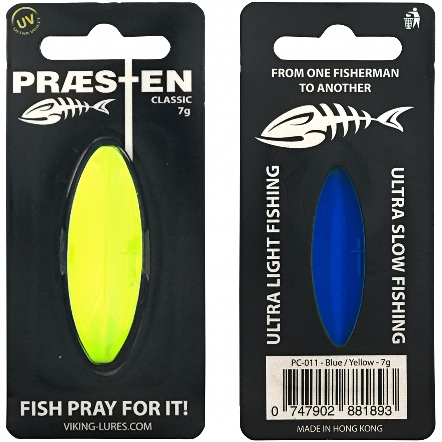 OGP Inlineköder Præsten Classic (Blue/Yellow)