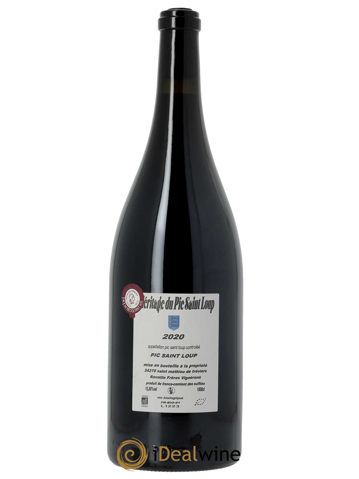 Pic Saint-Loup Héritage du Pic Saint-Loup (anciennement Ermitage) Guilhem Gaucelm  2020 - Lot de 1 Magnum