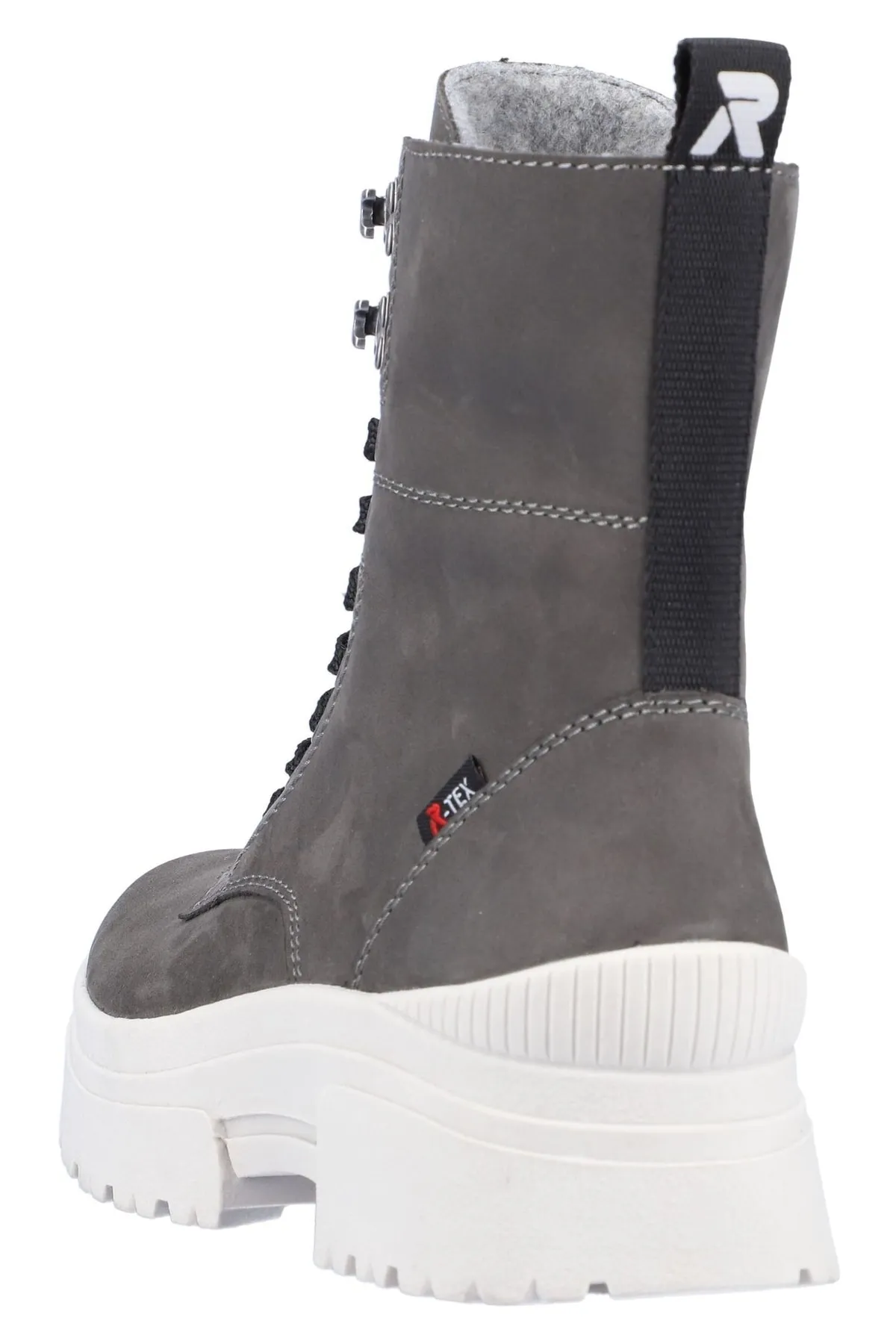 Rieker  Stiefelette - Grau - Blockabsatz