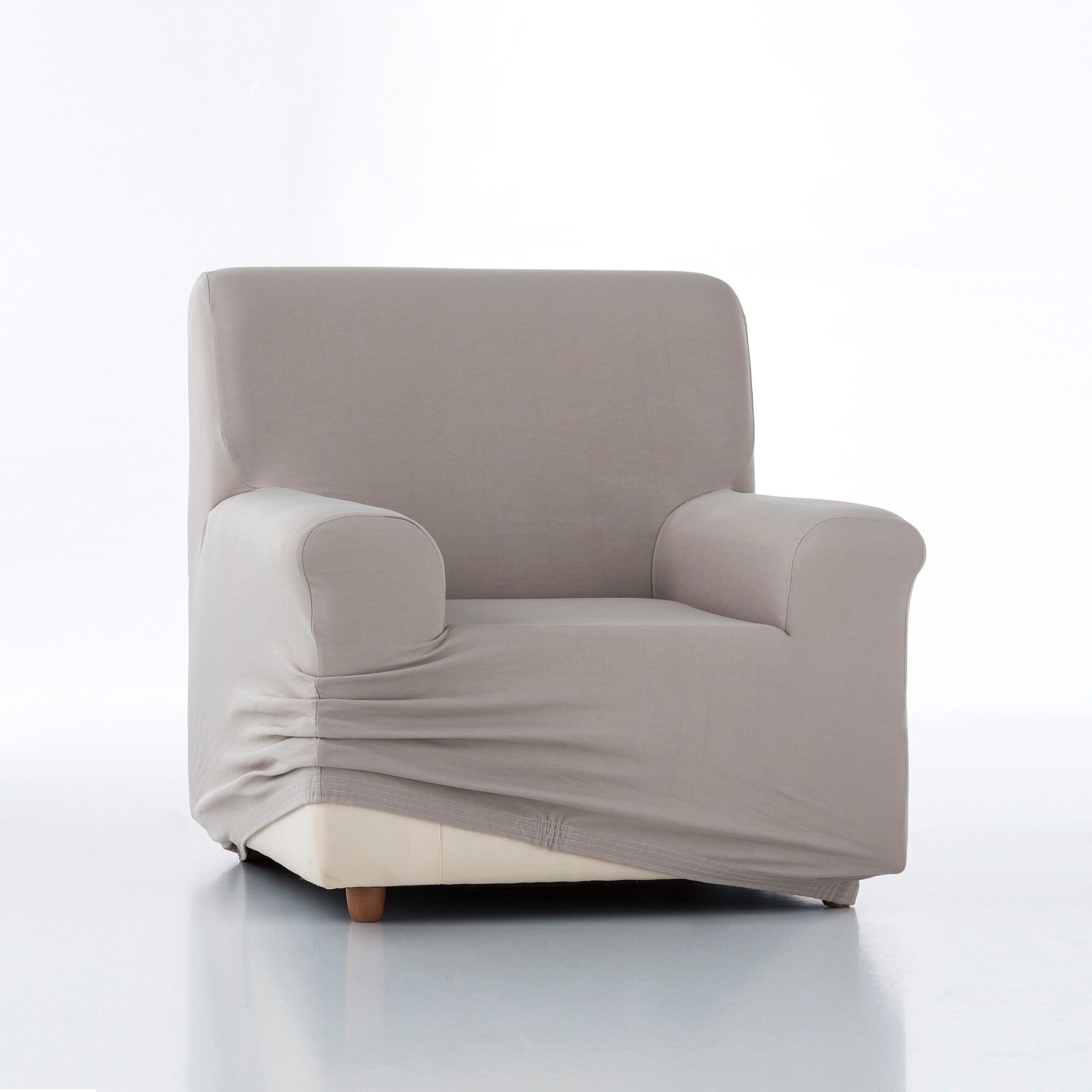 Housse unie fauteuil canapé bi-extensible
