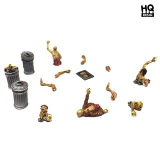 HQ Resin - Zombies of Hard City Set