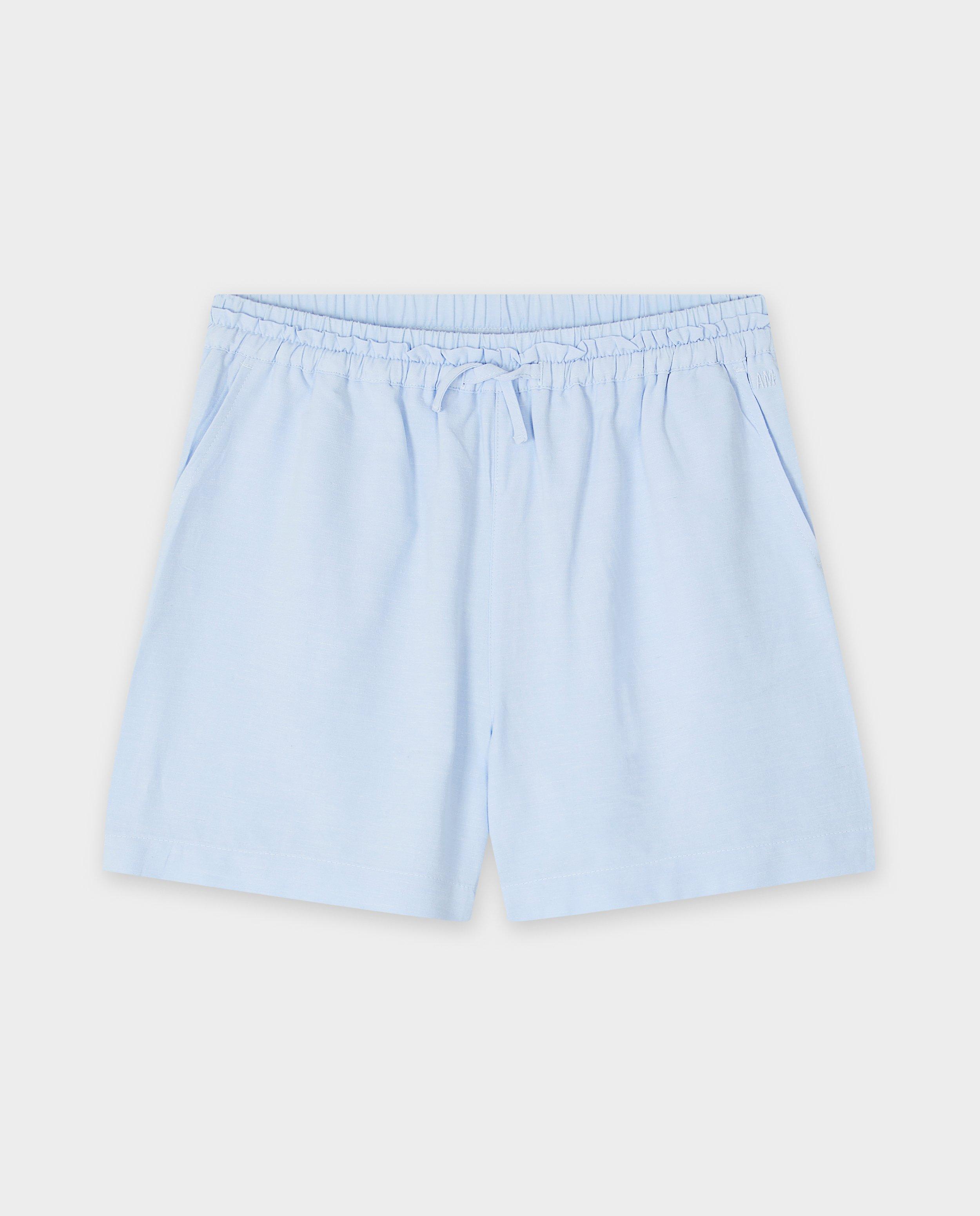 Pantaloni scurți I AM albastru deschis cu viscoză LENZING™ ECOVERO™, 128-164 albastru deschis