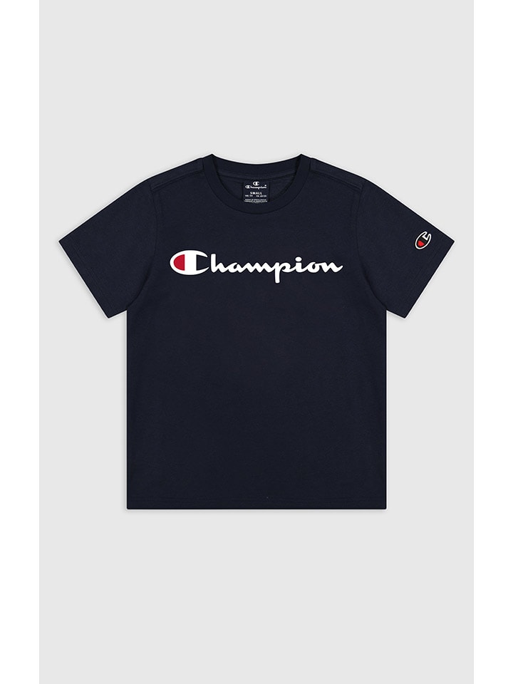 Champion Shirt in Dunkelblau günstig kaufen