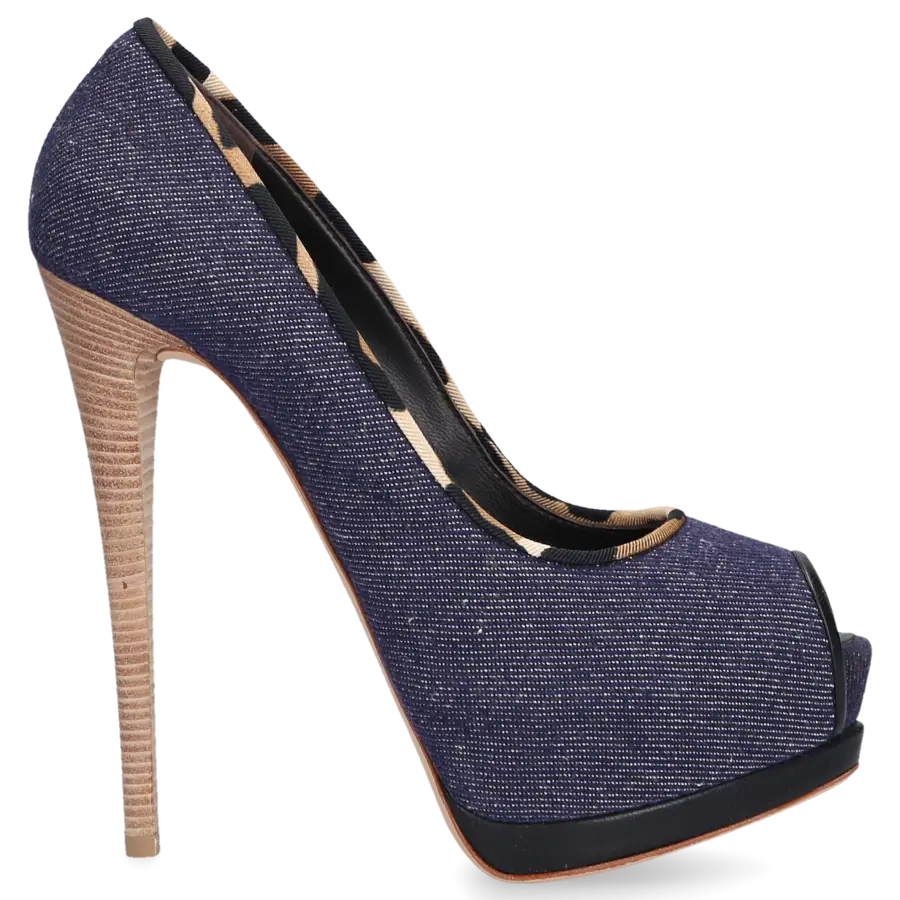 Giuseppe Zanotti - Pumps Leo Print blau - blau
