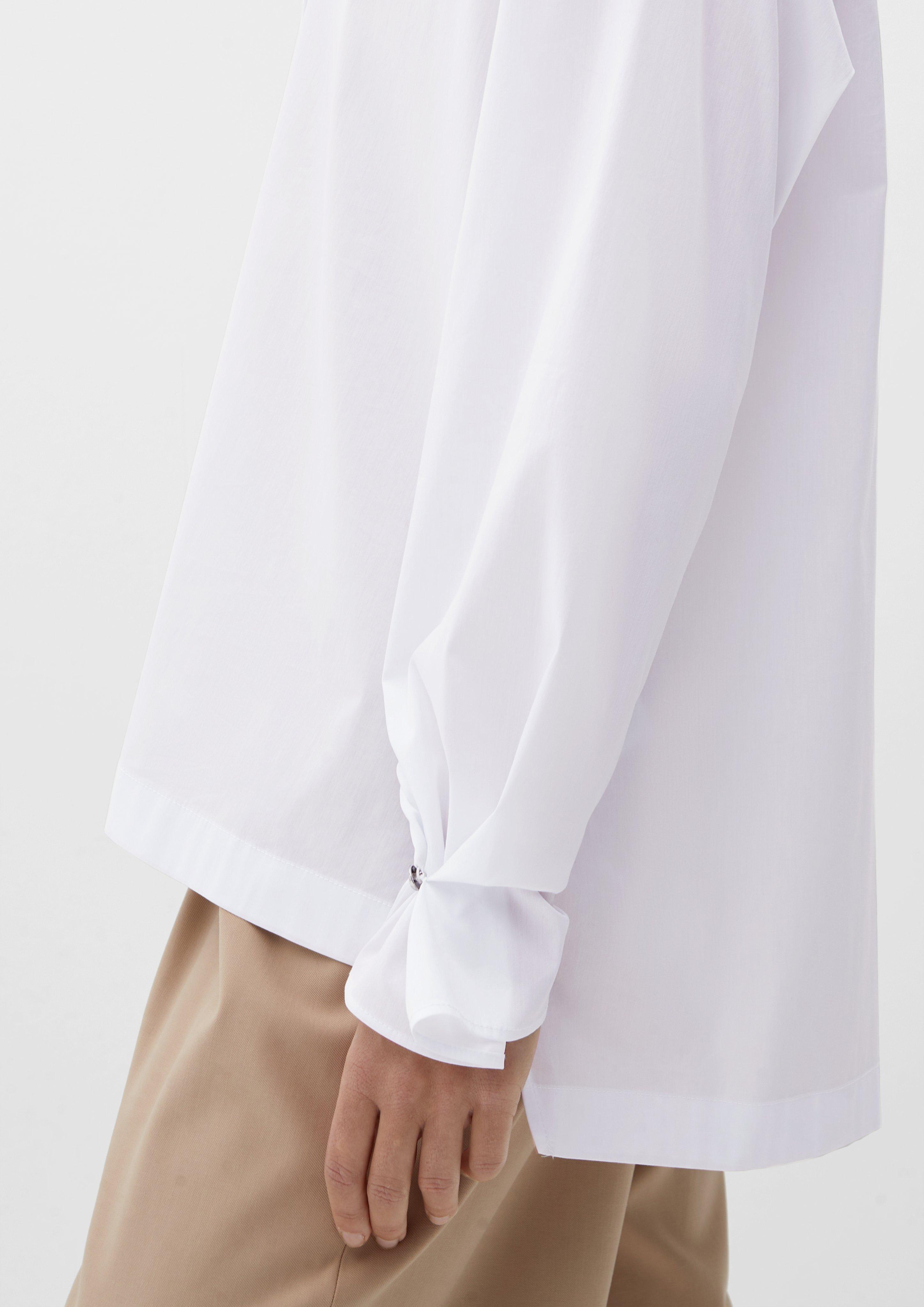 Popeline-Bluse aus Baumwollstretch  2121599-0100