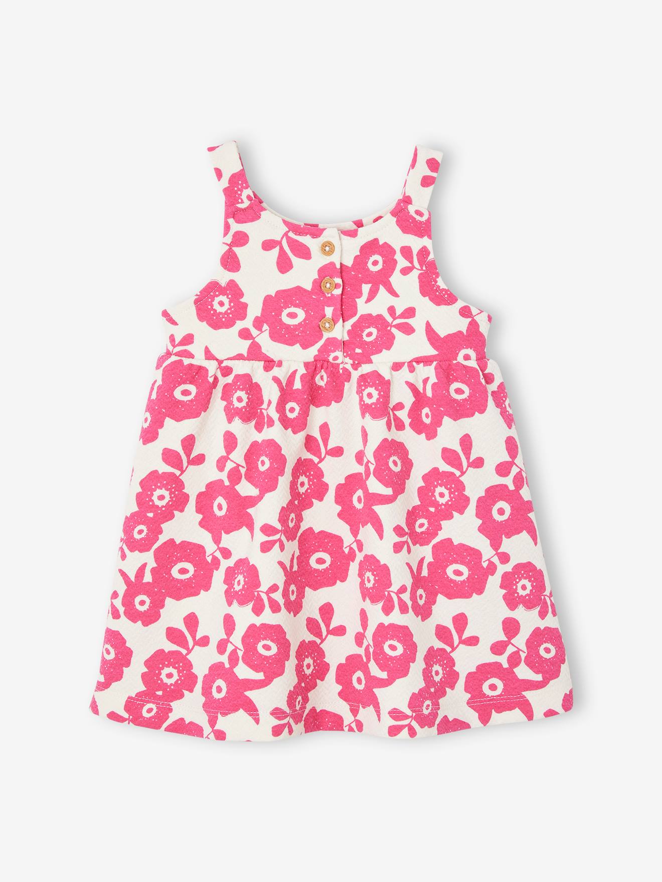 Vertbaudet Mädchen Baby Trägerkleid Oeko-Tex - wollweiß