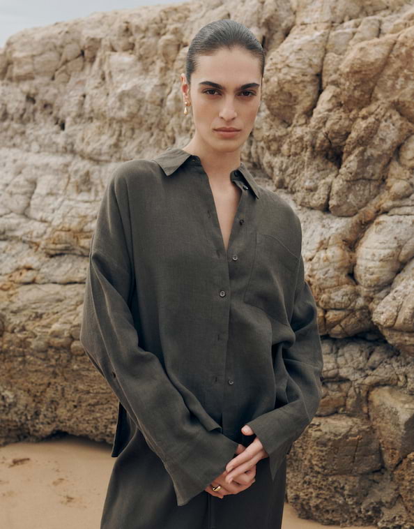 Leinenbluse Zelinola