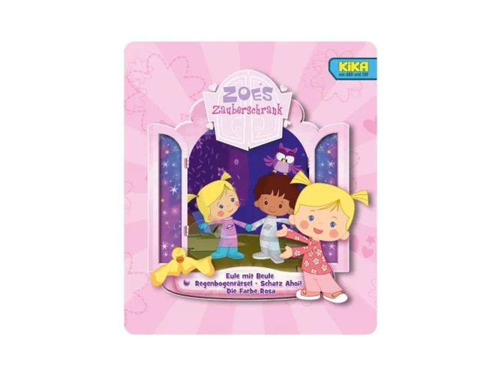 tonies Hörspielfigur Zoés Zauberschrank - Eule/Regenbogenrätsel/Schatz Ahoi/Farbe Rosa, (1-St), magnethaftend, handbemalt