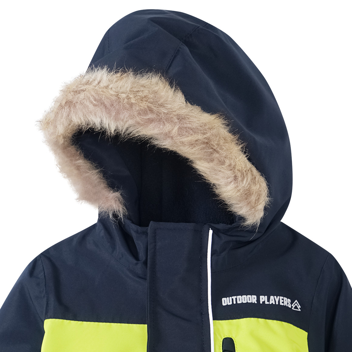 Baby Schneejacke mit Farbteilern