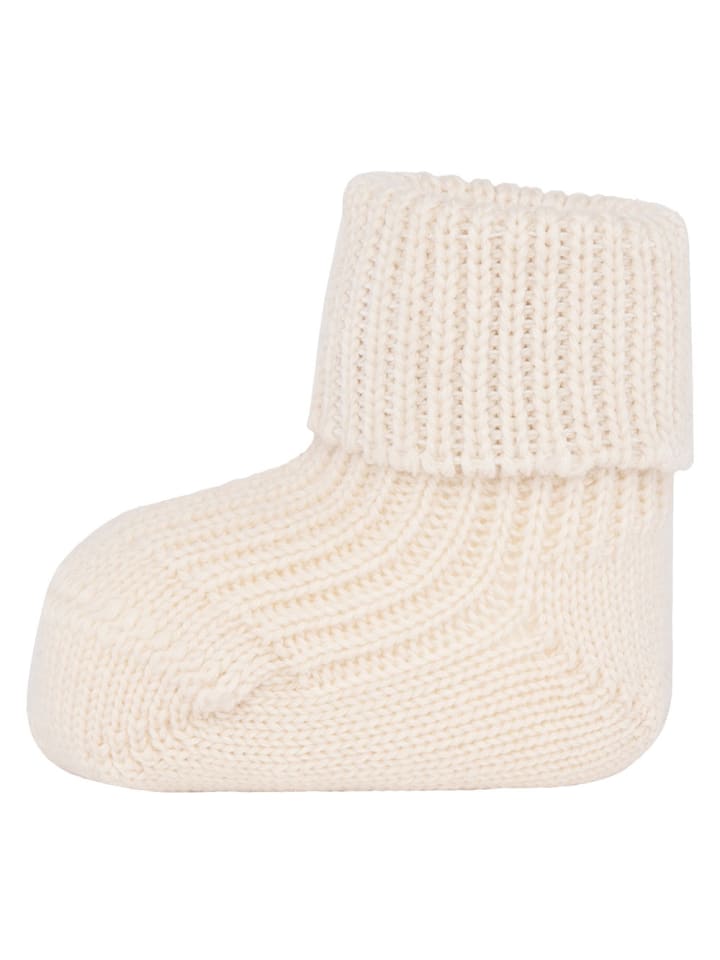 ewers Socken Wolle mit Umschlag in elfenbein günstig kaufen