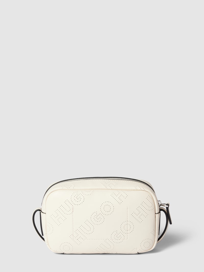 Crossbody Bag mit Logo-Muster Modell 'Chris' in offwhite